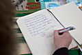 Eintrag ins G&auml;stebuch und ....... ENDE