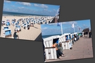 ... Strandk&ouml;rbe am Strand und auf der Promenade