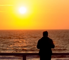 Einige Sonnenunterg&auml;nge von verschieden Standpunkten aus ...