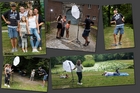 Making Of oder M&auml;nner sollten keine Frauenposen machen. 4 Indoor-Bilder kommen noch