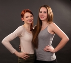 Die beiden sch&ouml;nen Models