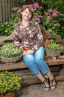Blumenbluse in Bl&uuml;mchen