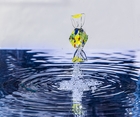 Ab jetzt der 2. Versuch mit 20 Liter Wasser, Bild 180&deg; gedreht