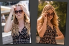 Haare legen f&uuml;rs Sonnenbrillenbild
