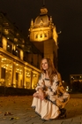 ... Jacke f&uuml;rs Foto ausgezogen